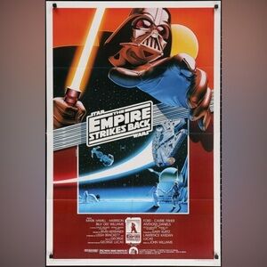 1990 STAR WARS: EPISODE V - THE EMPIRE STRIKES BACK MOVIE POSTER 27X41
